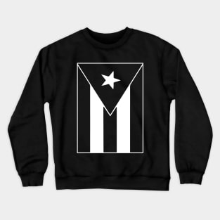 Puerto Rico Black Flag Crewneck Sweatshirt